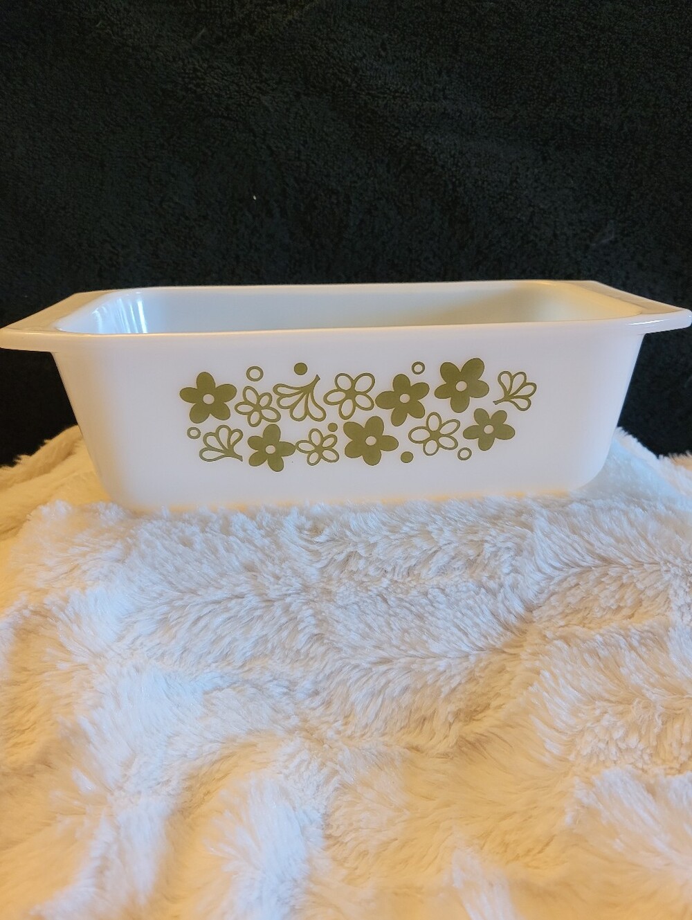 Pyrex 913 Spring Blossom / Crazy Daisy Loaf Pan